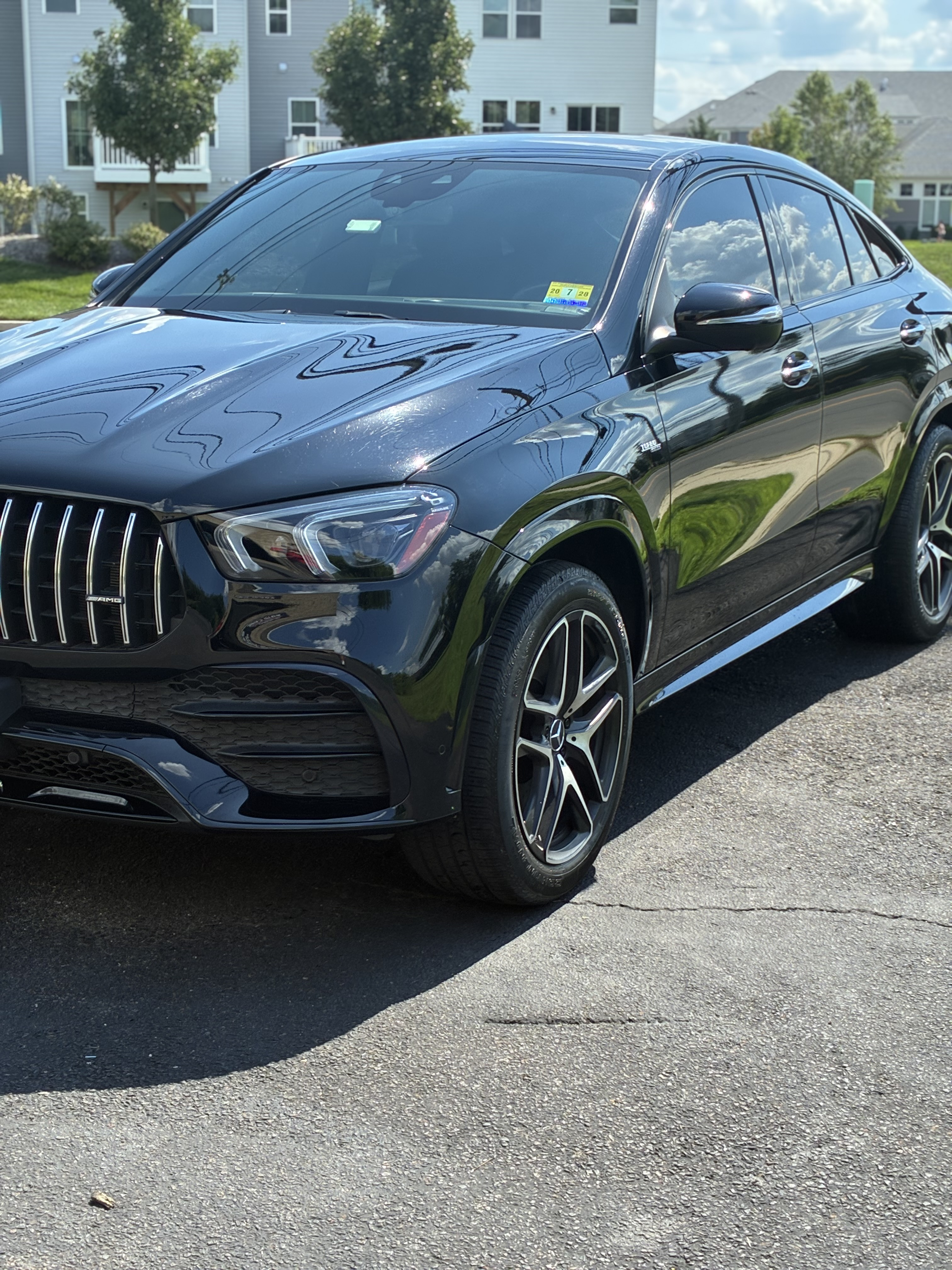 Newly delivered vehicle coated with Debut